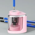 thumbnail image 1 of Aufmer 2 Pcs Automatic Pencil Sharpener, Creative Design for Office, Multi-Color Plastic Sharpener, 2.95x2.55x2.55in(Pink), 1 of 6