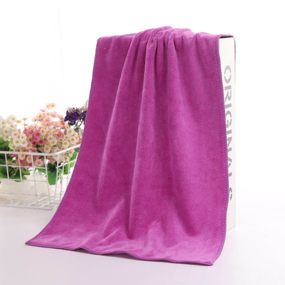 Aufmer 2 Pcs Quick Dry Microfiber Towel, Super Absorbent Lightweight Bath Towel for Travel Gym, Soft Comfortable Shower Towel for Swimming Yoga Camping, Multipurpose Fast Drying Fabric Gift