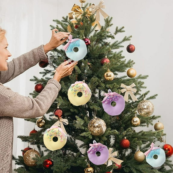 Aufmer 3 Pcs Creative Paint Your Own Christmas Ornaments, DIY Holiday Ball Set, Festive Tree Hanging Pendants, Artistic Decoration Collection(Multicolor)