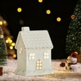 thumbnail image 1 of Aufmer 5 Pcs Ceramic Christmas Scene with Snowman Deer, Luminous Holiday Decor, 2025 Festive Display, Glowing Night Light Ornament(Multicolor), 1 of 6