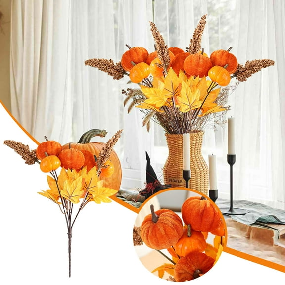 Aufmer 5 Pcs Lifelike Sunflower Silk Flower Bouquet, 12in Simulation Floral Arrangement for Table Decor, Housewarming Gift & Seasonal Home Decoration(Multicolor)