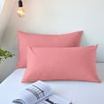 thumbnail image 1 of Aufmer 6 Pcs Breathable Velvet Pillowcases 18.9in, Moisture-Wicking for Night Sweats(Pink), 1 of 6