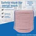 thumbnail image 1 of Aufmer 6MM Climbing Rope,9.8ft High Strength Outdoor Safety Static Rock Climbing Rope, Escape Rope, Rappelling Rope, Fire Rescue Parachute Rope, 1 of 9