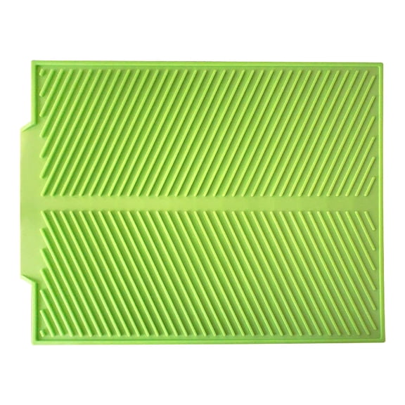 Aufmer Dish Drying Mat, Flexible Rubber Dish Draining Mat,167x13 Inch Silicone Heat Resistant Slip-proof Dish Tray Drain Board for Kitchen Counter✿Latest upgrade