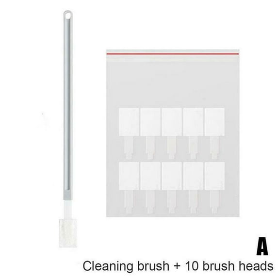 Aufmer Disposable Toilet Brush with 10PCS Refills┃Wall Mounted Compact Bathroom Bowl Wand Cleaning System Long Handle with Storage Caddy