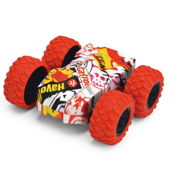 Aufmer -Double Side Stunt Graffiti Car Off Road Model Car Vehicle Kids Toy Gift✿Latest upgrade
