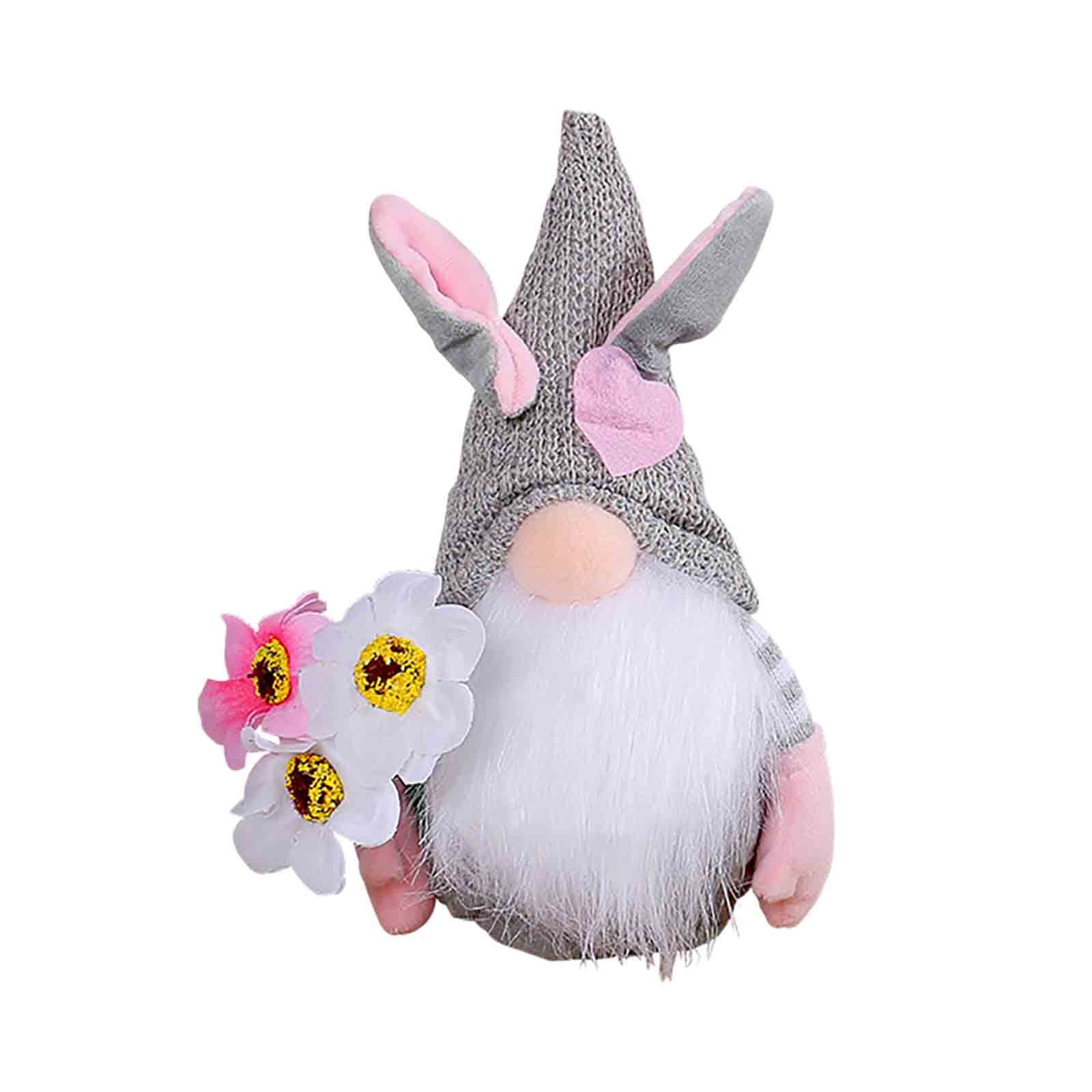 Aufmer Easter Party Dressing Supplies Rabbit Ear Faceless Doll With ...