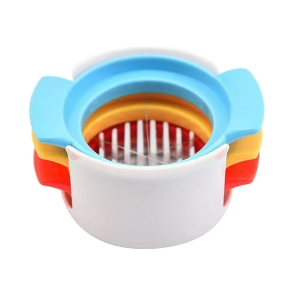 Egg Slicer For Hard Boiled Eggs, Egg Cutter Strawberry Slicer, Heavy Duty Stainless Steel Wire Egg Cutter For Hard Boiled Eggs/Soft Fruits/Butter/Mushroom By Meboltpan✿,Slices