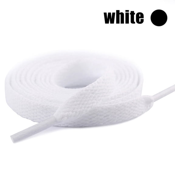 Aufmer Flat Coloured Shoe Laces 10+ Colours Shoelaces Football Trainer Shoes Easter Gifts For Kids Travel Essentials ✿Clearance Items│Mothers Day Gifts for Mom│Clearance Iitems│Gifts for Women