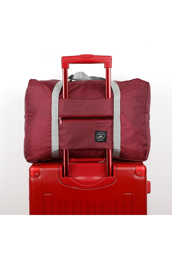 Foldable Travel Duffel Bag 1PCS Tote Carry on Luggage Bag Spirit Airlines Personal item Sports Gym Bag Water Resistant Weekender Overnight Bags for Women and Men