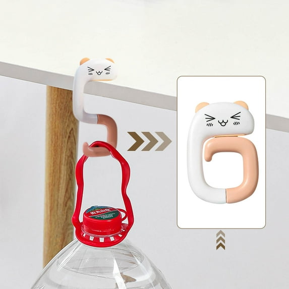 Aufmer Folding Hook Punch-free Desk Surface Removable Key Hanger Student Desk Side Bag Hook!│Mothers Day Gifts for Mom│Clearance Iitems│Gifts for Women
