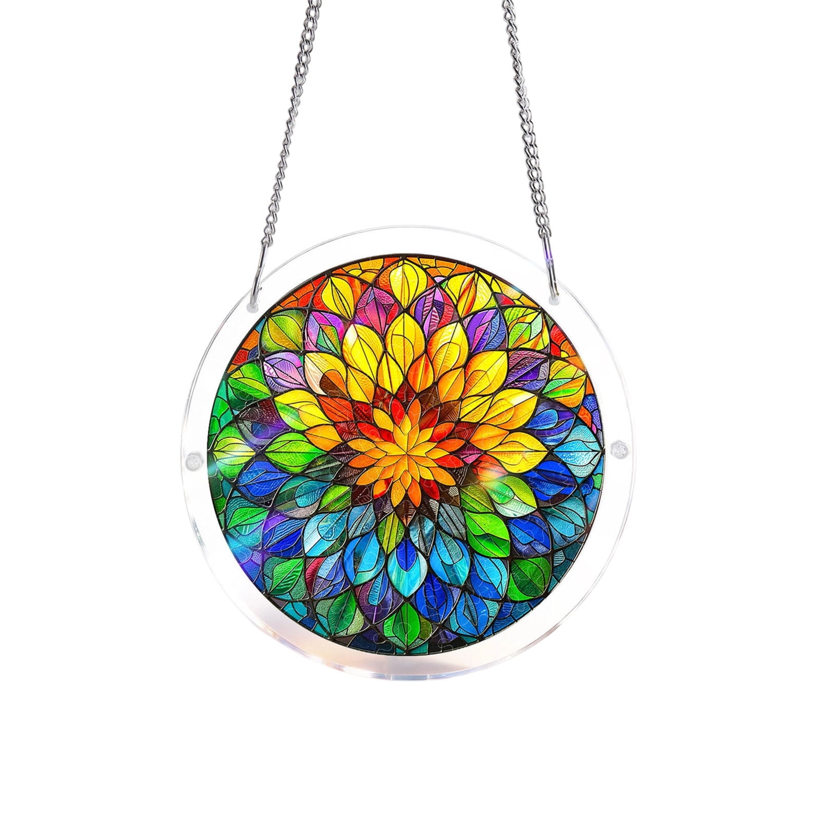 Aufmer Home Window Garden Decor 83 Piece 7.4Inch Acrylic Suncatcher ...