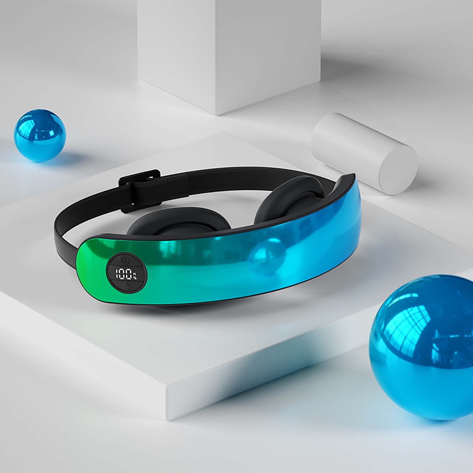 Aufmer Hotpressure Massage Eye Massager Smart Eye Mask to Relieve