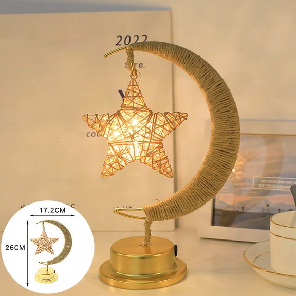 Aufmer Led Decorative Light Star Light Wrought Iron Night Light✫ ,Lamp