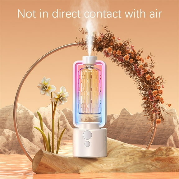 Aufmer Marble Essential Oil Aroma Diffuser, Aromatherapy Fragrance Diffuser & Ultrasonic Cool Mist Room Humidifier,Five Level Control, Intermittent Mode, Bpa-Free