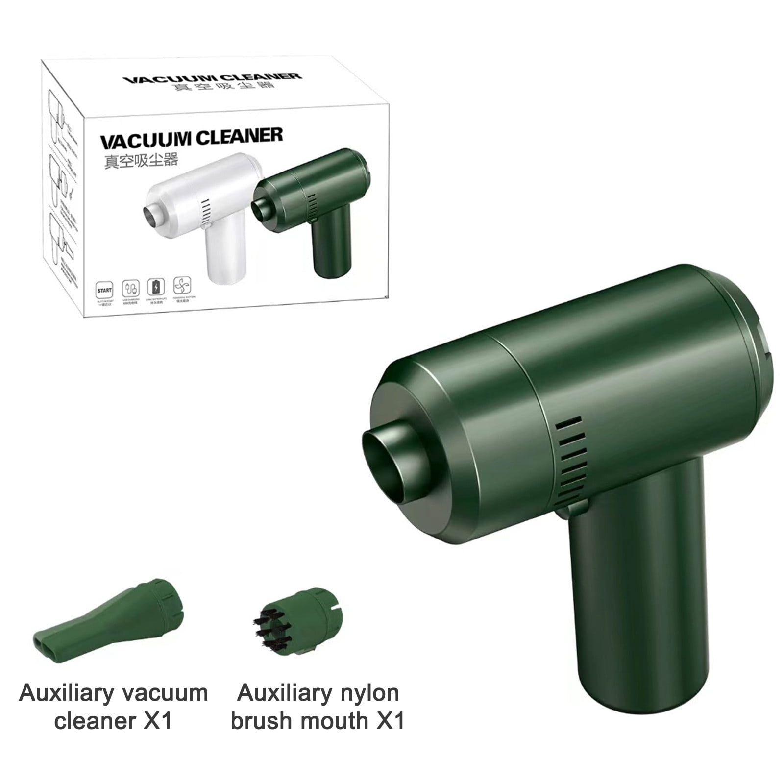 Aufmer Mini Portable Vacuum Cleaner, Keyboard Wireless Handheld Vacuum