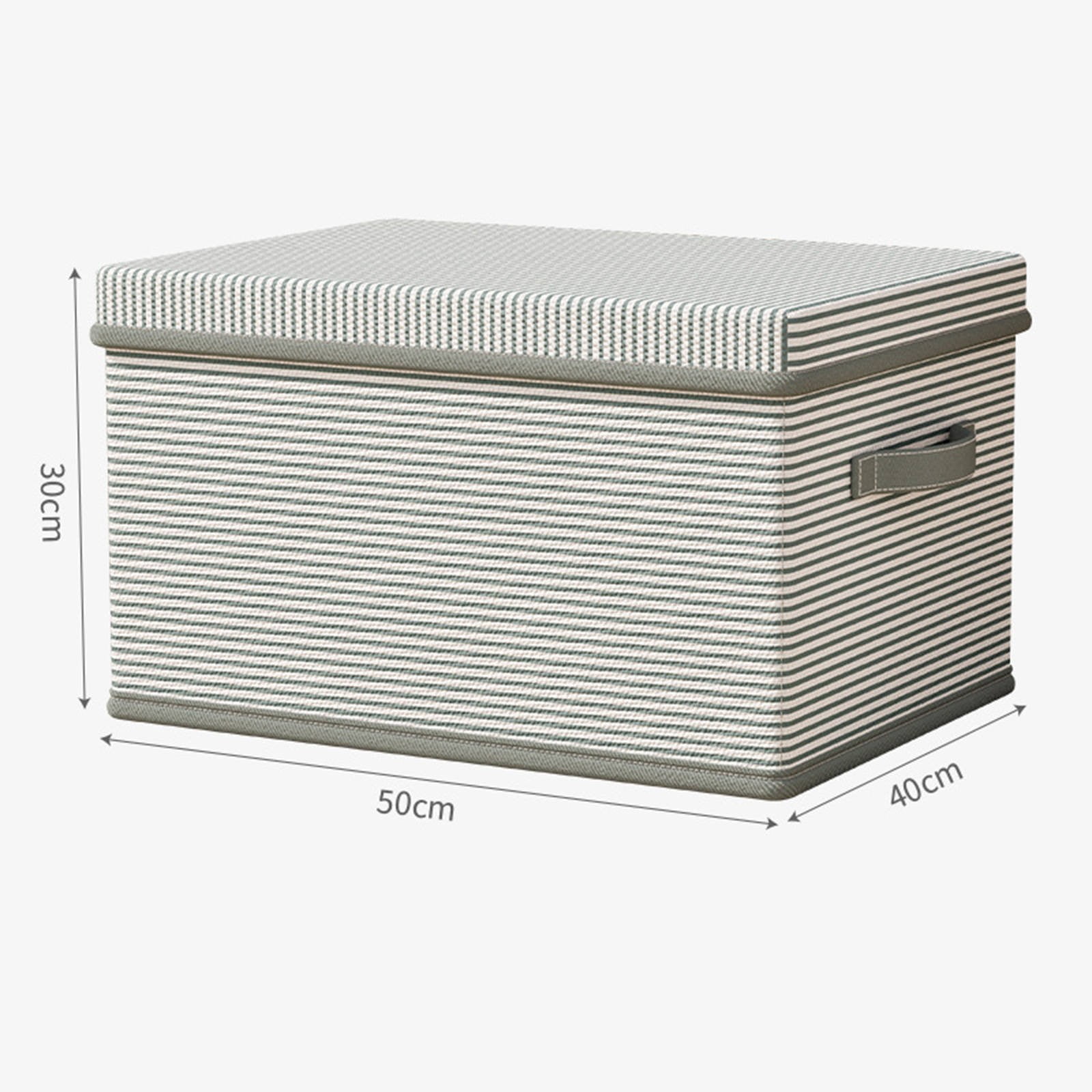 Aufmer Oxford Cloth World Cover Blue Stripe Clothes Storage Box Clothes