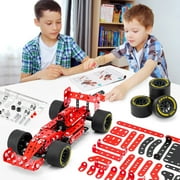 Aufmer ②⓪①PCS Building Car Metal Model Kits STEM Building Toys Model Car Kits For Boys 8-12 Erector Set Car Metal Building Blocks For Kids Boys 8/9/10/11/12 Years Old✿2024 Upgrade