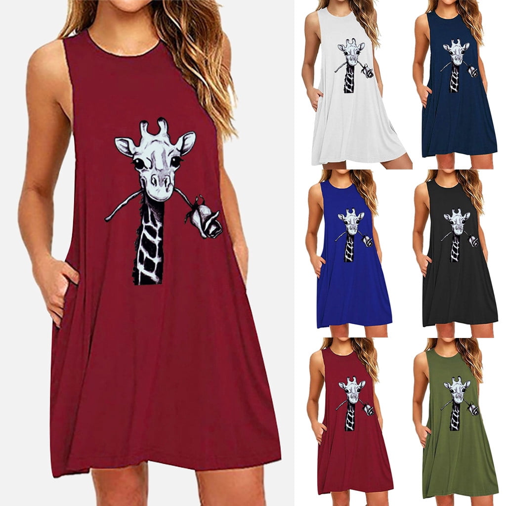 aufmer-pajamas-for-women-set-clearance-sleeveless-round-neck-pocket