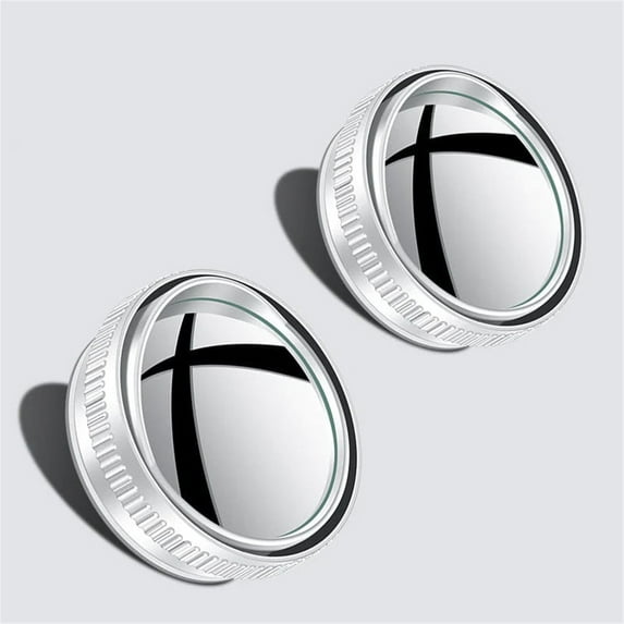 Aufmer Reversing Suction Cup Small Round Mirror 360 Degree Wide Angle High-definition Rearview Mirror For Automobiles 2pcs!│Mothers Day Gifts for Mom│Clearance Iitems