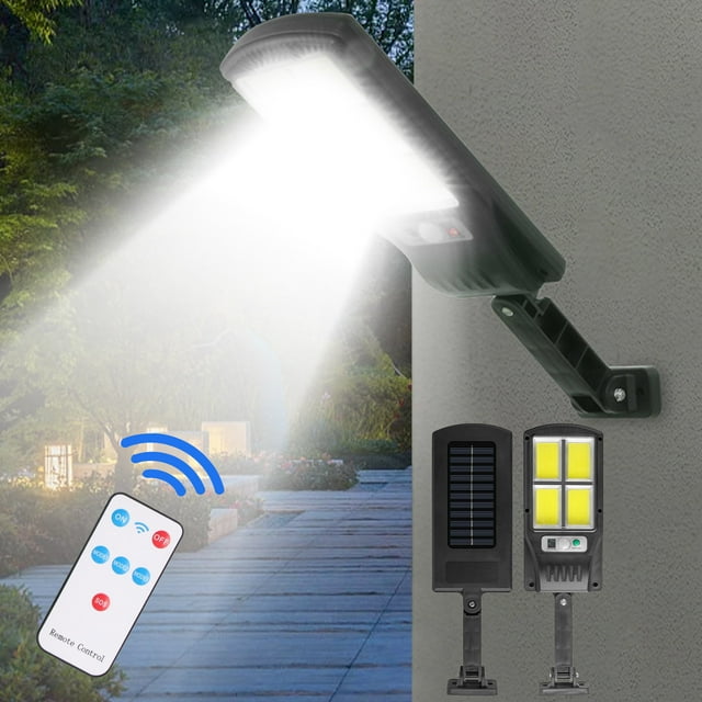 Aufmer Solar Outdoor Lights Motion Sensor Solar Powered Lights With