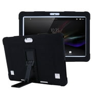 Aufmer Universal Case for 10.1 inch Tablet - [Hands Free] Multi-Angle Viewing Stand Cover with Pocket for TCL, REVVL Tab 5G, UMIDIGI, ZZB, TECLAST and More 10.2" Tablet (Black)✿Latest upgrade