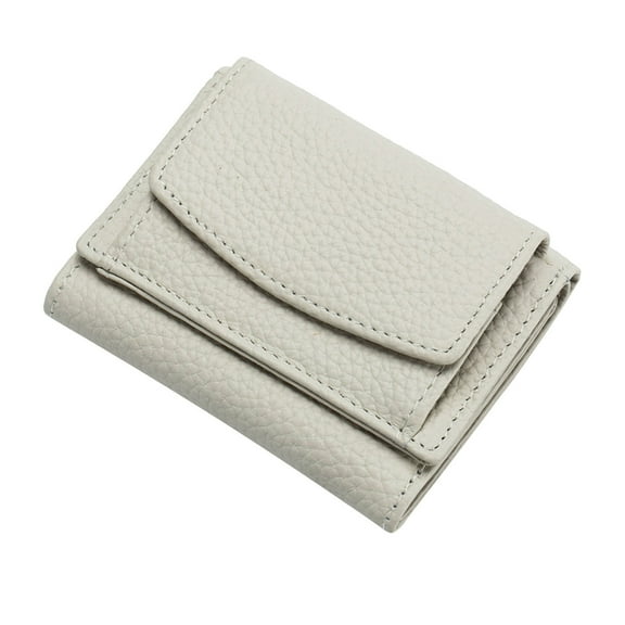 Aufmer Wallet Mini Small Wallet Women's Ultra-thin Top Layer Cowhide✿2024 Latest Upgrade!