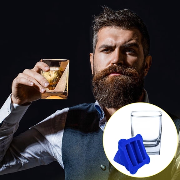 Aufmer Whiskey Wedge + Glass Ice Film Whisky Glass Layered Glass✿2024 Latest Upgrade