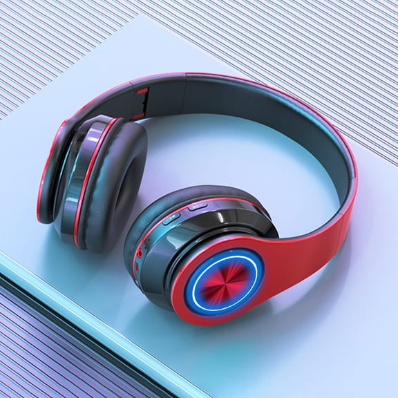 Aufmer Wireless Gaming Headsets with Active Noise Cancelling┃Connection : Bluetooth 5.2/3.5mm AUX/Insert card ┃ Over Ear Headphones with Mic┃ 3D Surround Sound┃ for PC┃ PS5/PS4┃ Laptop┃ Cellphones
