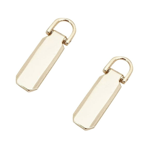 Aufmer Zipper Pull Replacement,1/2/3/5 Pieces Detachable Zipper Pull Tab Repair Kit for Luggage Clothing Jackets Backpacks Boots Purse Coat(Gold)