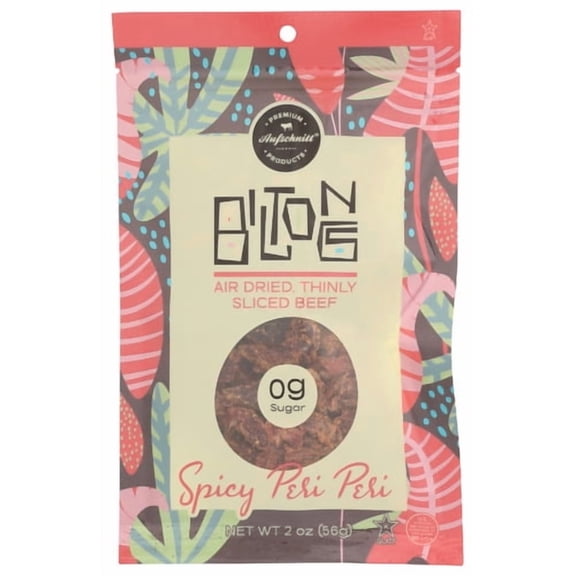Aufschnitt Jerky Biltong Spicy Peri 2 oz (Pack of 12)