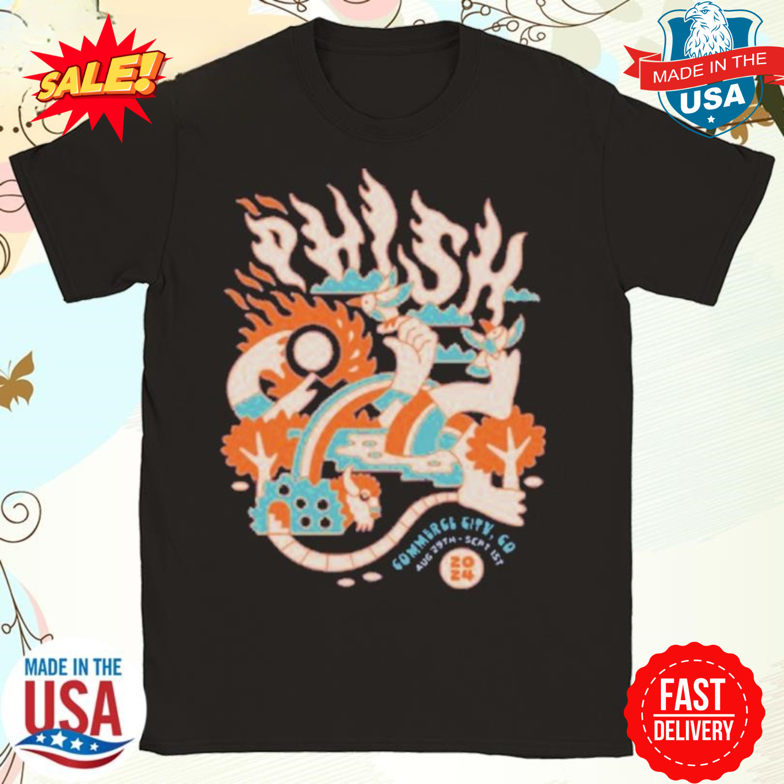 Aug 29 Sept 1 2024 Dick Sporting Goods Park Commerce City CO Phish