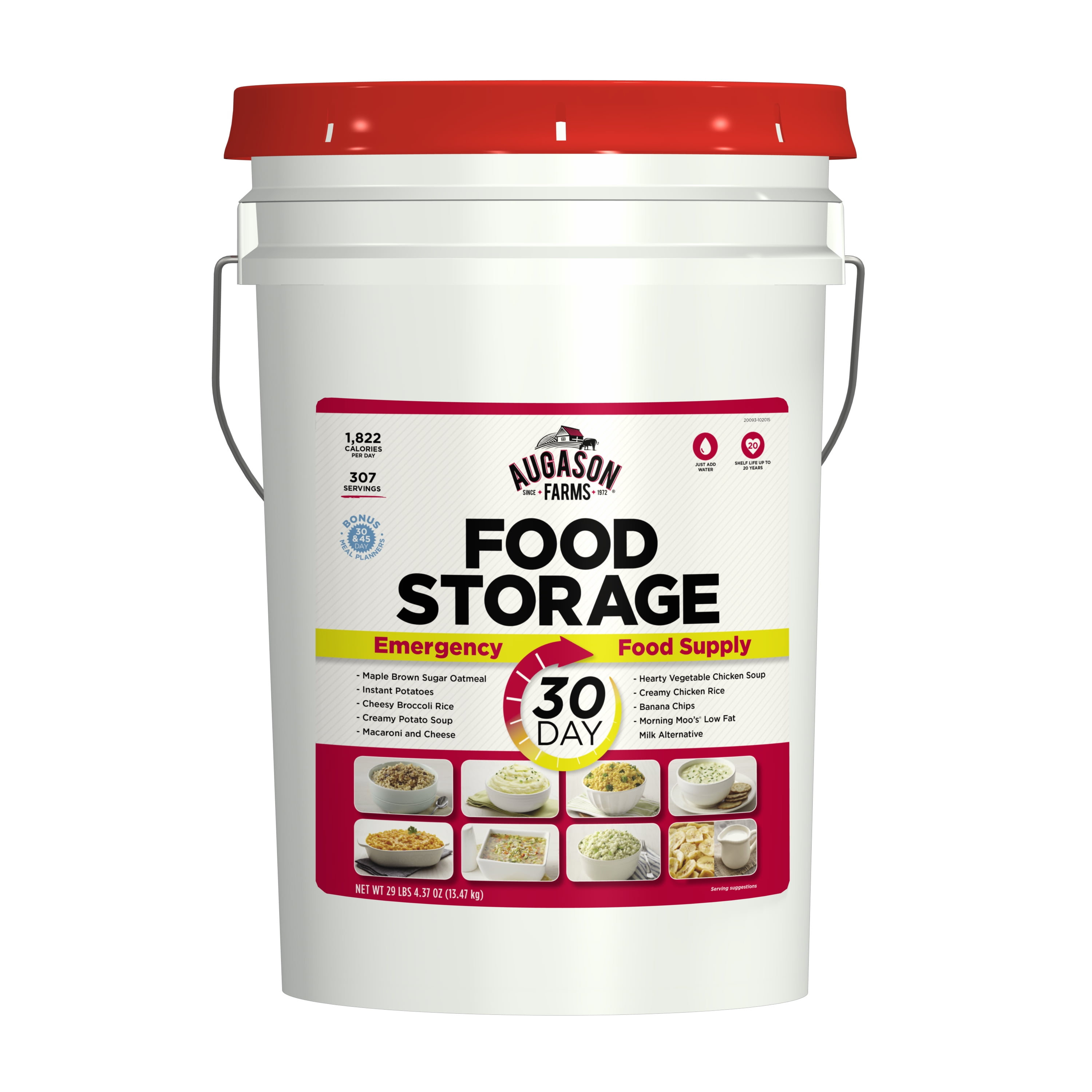 Augason Farms 1-Person 30-Day Emergency Food Supply - QSS-Certified