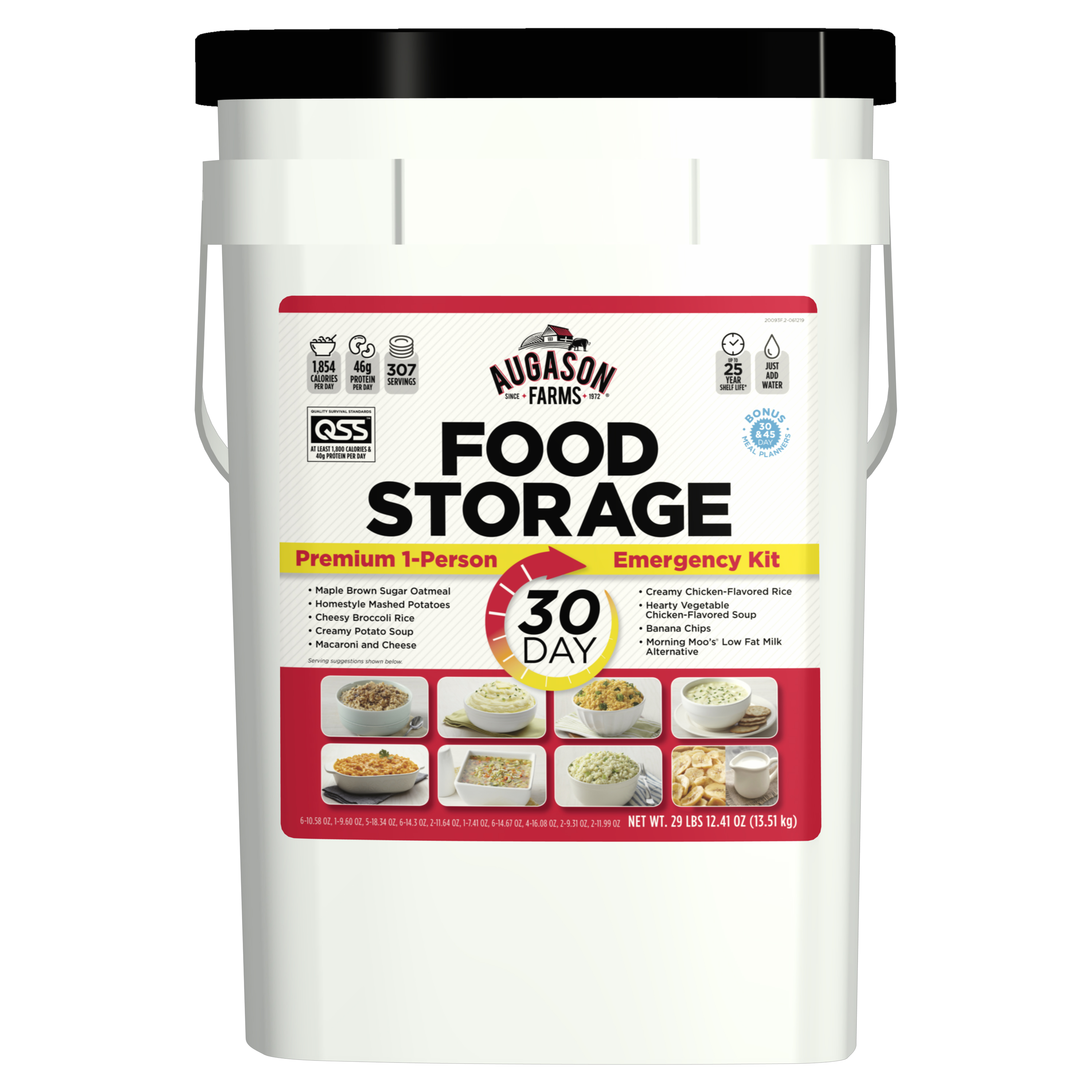 Augason Farms 1-Person 30-Day Emergency Food Supply - QSS-Certified - image 1 of 16