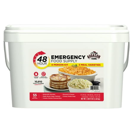 Augason Farms 48-Hour 4-Person Emergency Food Supply, 95 oz