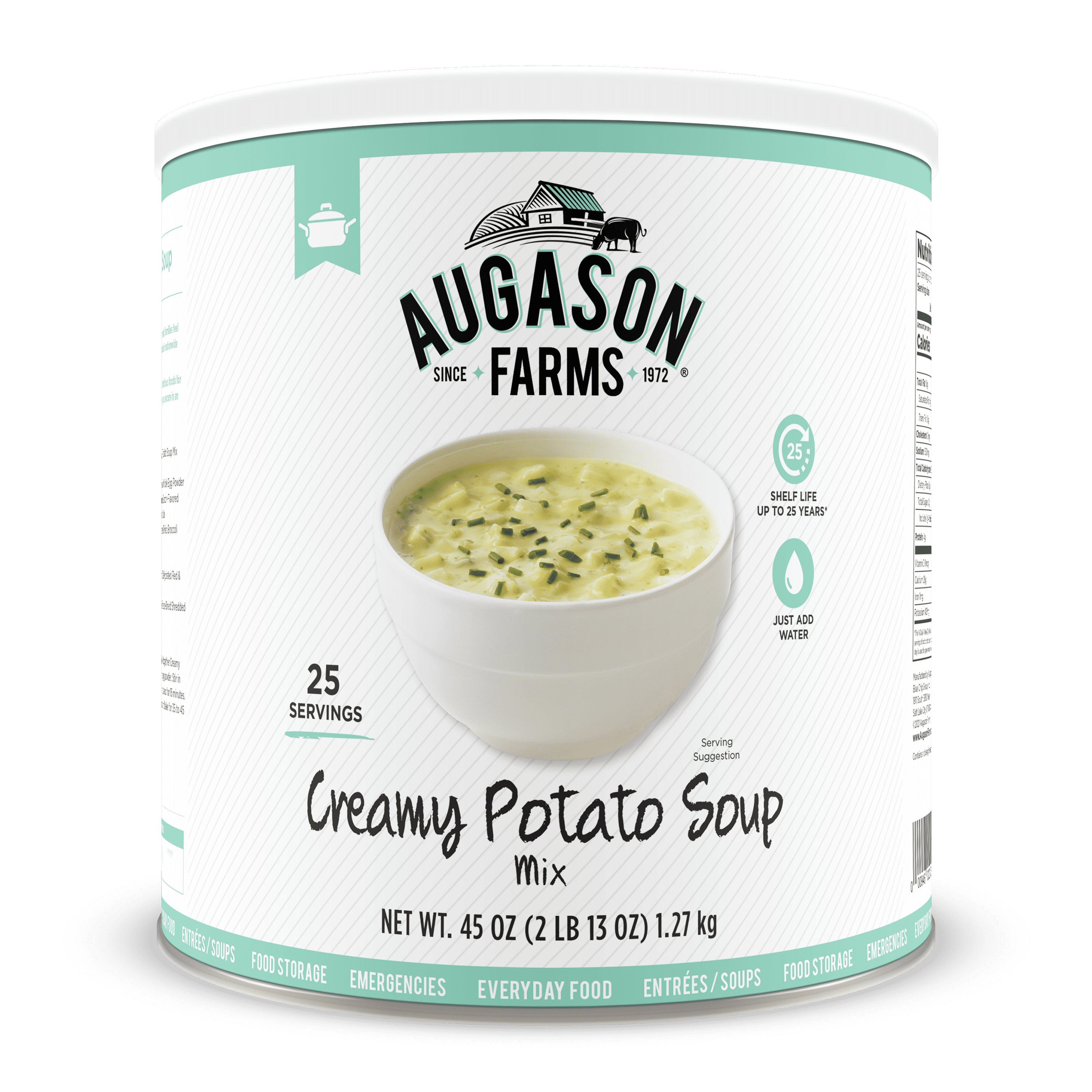 Augason Farms Creamy Potato Dry Soup Mix 2 lb 12 oz