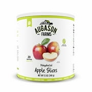 Augason Farms Dehydrated Apple Slices, 20 Servings, 12 oz. Pack of 2