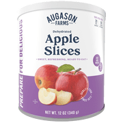 Augason Farms Dehydrated Apple Slices Can - Gluten Free Survival Food with Long Shelf Life - Dehydrated Emergency Food Supply for Camping, Prep & Everyday Meals - 20 Servings