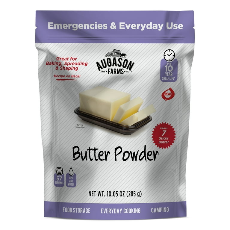 Augason Farms Dehydrated Butter Powder Resealable Pouch