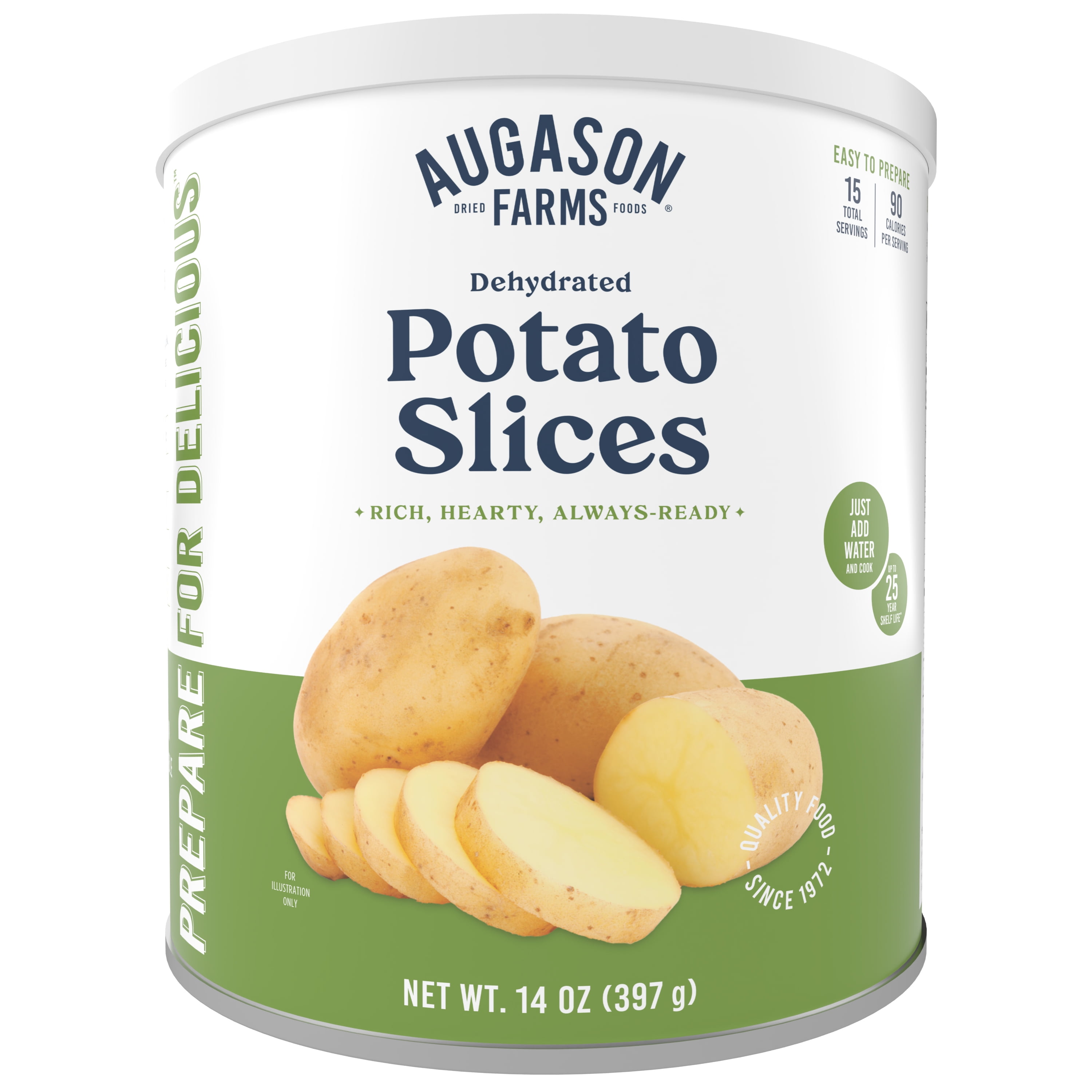 Safecastle Dehydrated Potato Slices 1 lb 4 oz Canned Long-Term Food ...