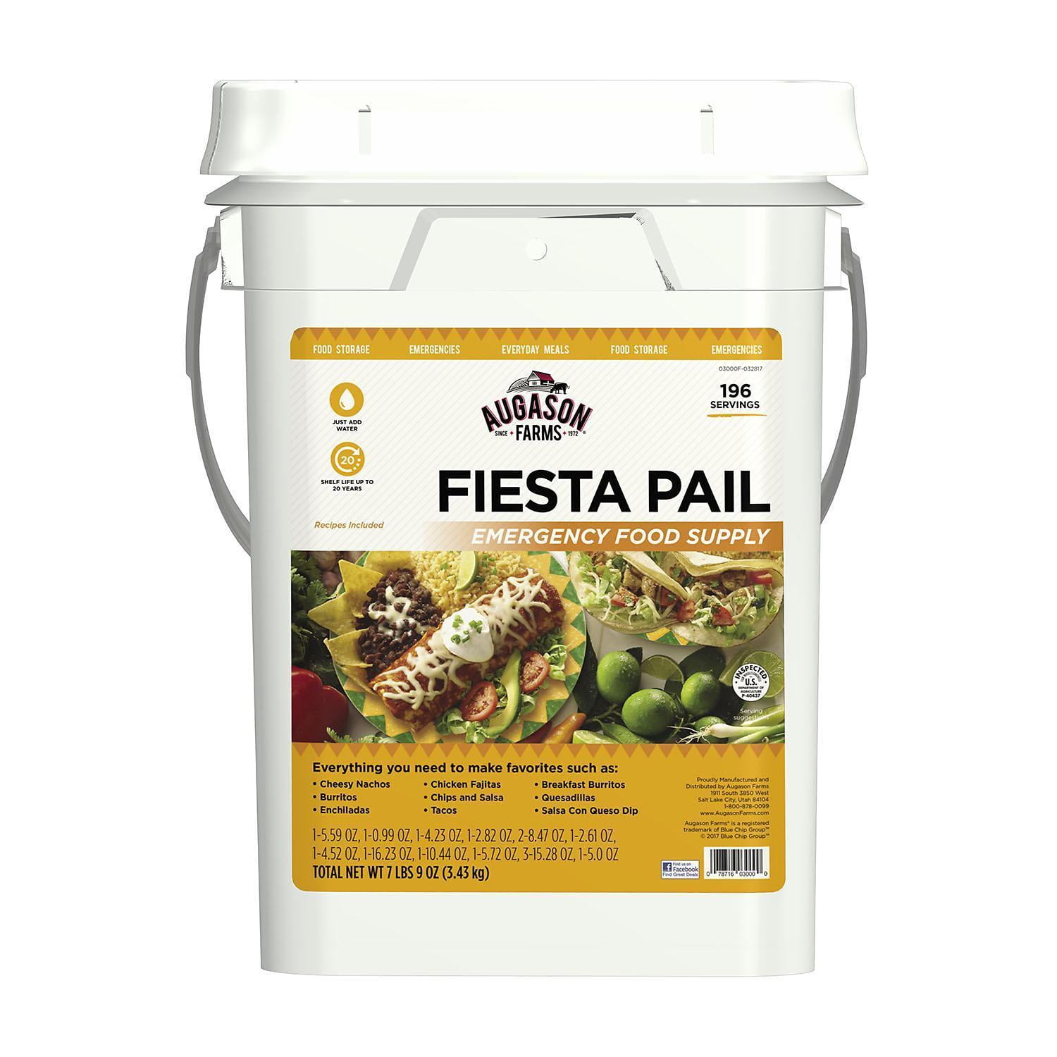 Augason Farms Fiesta Emergency Food Supply Pail (4 gal.)