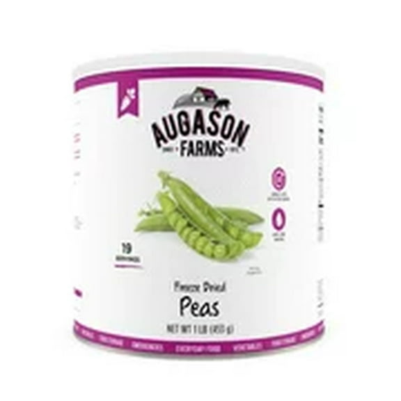 Augason Farms Freeze Dried Peas 1 lb (Pack of 3)