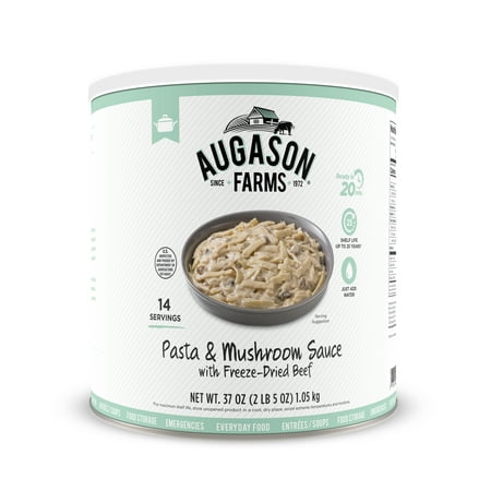 Augason Farms Pasta Mushroom Sauce with Freeze Dried Beef