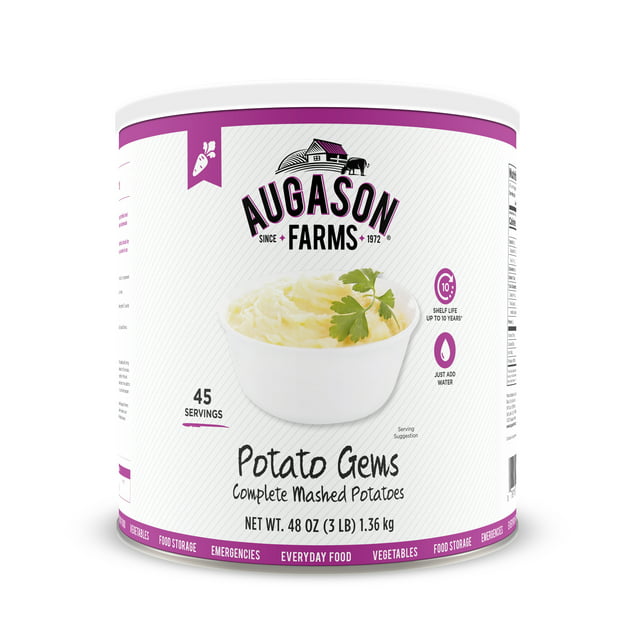 Augason Farms Potato Gems Complete Mashed Potatoes No. 10 Can