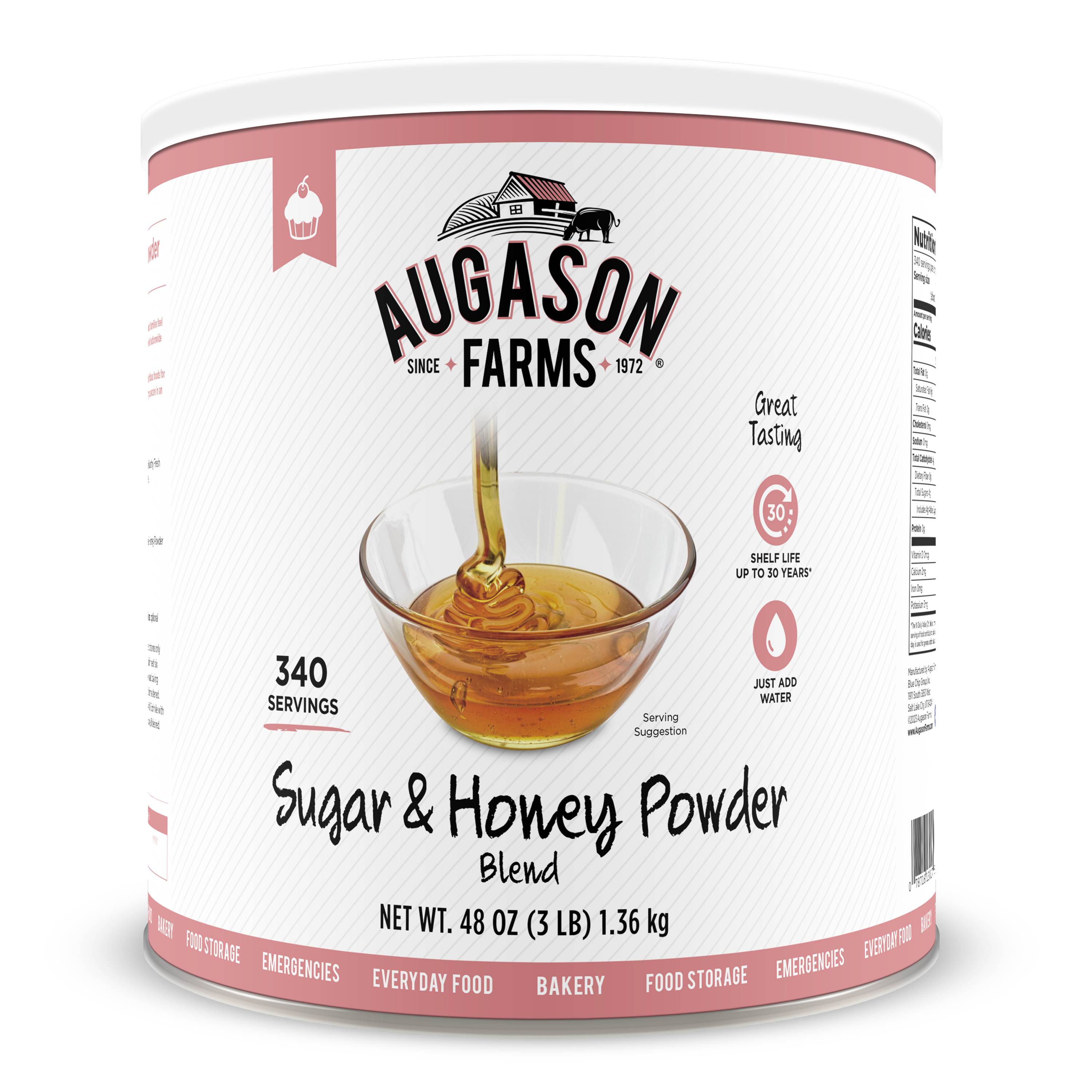 Augason Farms Sugar & Honey Powder Blend - image 1 of 8