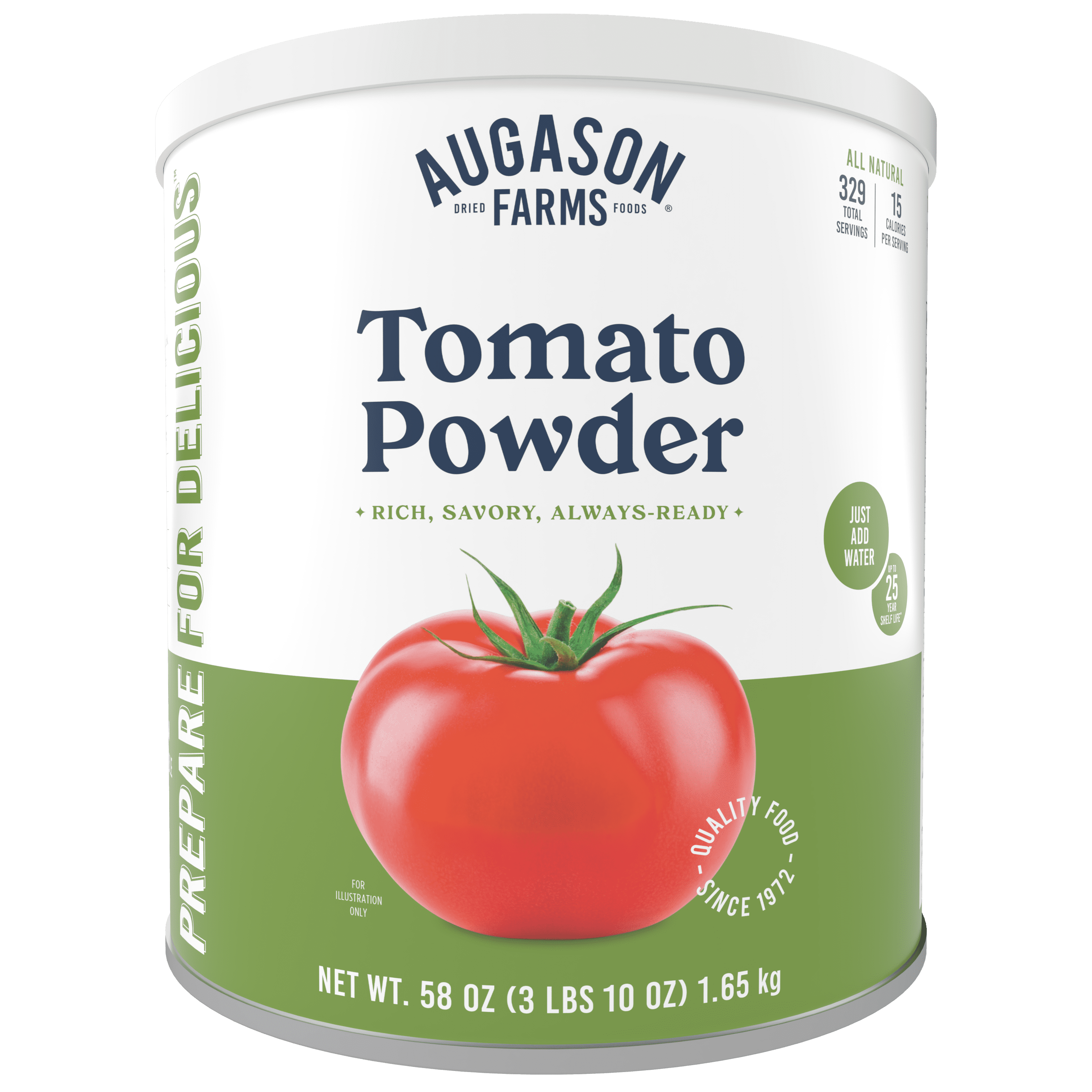 Augason Farms Tomato Powder Can, Emergency Food Supply, Everyday Meals, 329 Servings