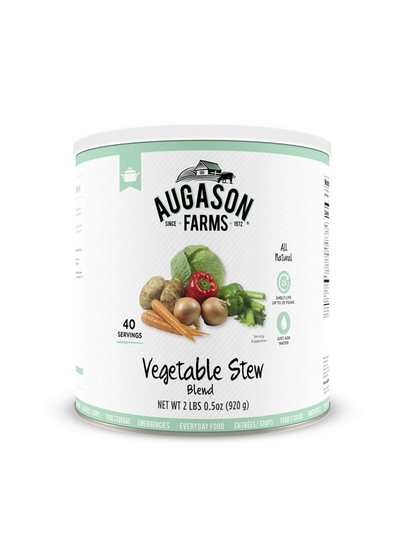 Augason Farms Vegetable Stew Blend 2 lbs .5 oz No. 10 Can