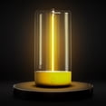 thumbnail image 1 of Auge Light, Yellow Portable Rechargeable Magnetic Night Light, LED Light, Touch Control 3-Level Dimming Breathing Lighting Effect, Bedside Lamp Ideal for Bedroom, Living Room, Home Coffee Table Décor, 1 of 9