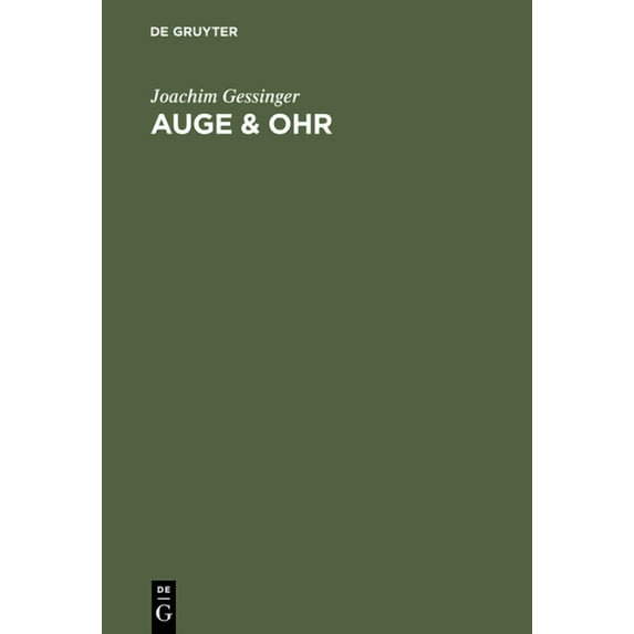 Auge & Ohr (Hardcover)