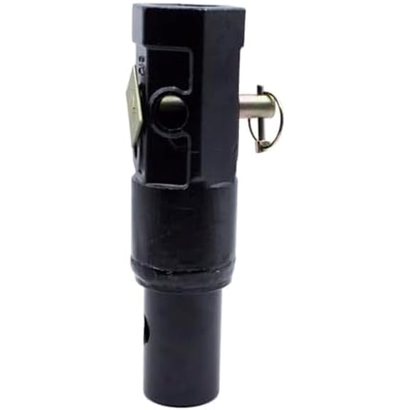 Auger Adapter 2 inch Female Hex to 2-9/16 inch Male Round Auger Shaft Bit Adapter Conversion Bolt Pin Auger Attachments$$Garden & Patio